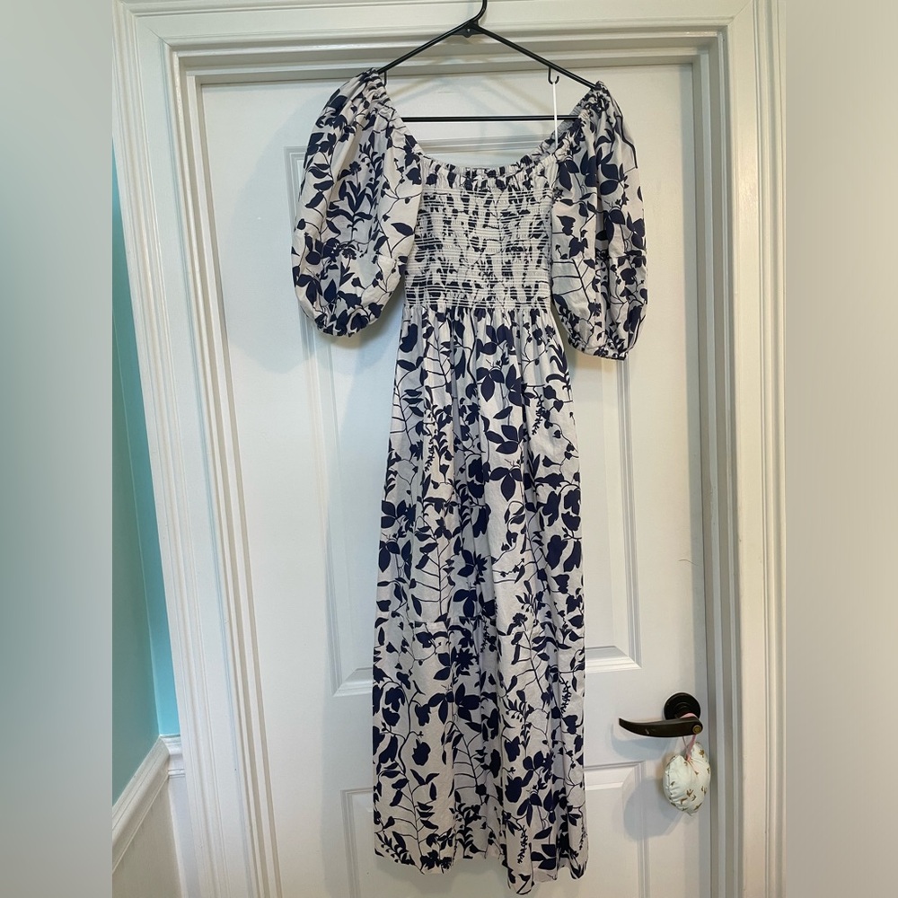 La Ligne floral print long dress